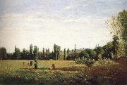 Camille Pissarro Outlook fields painting